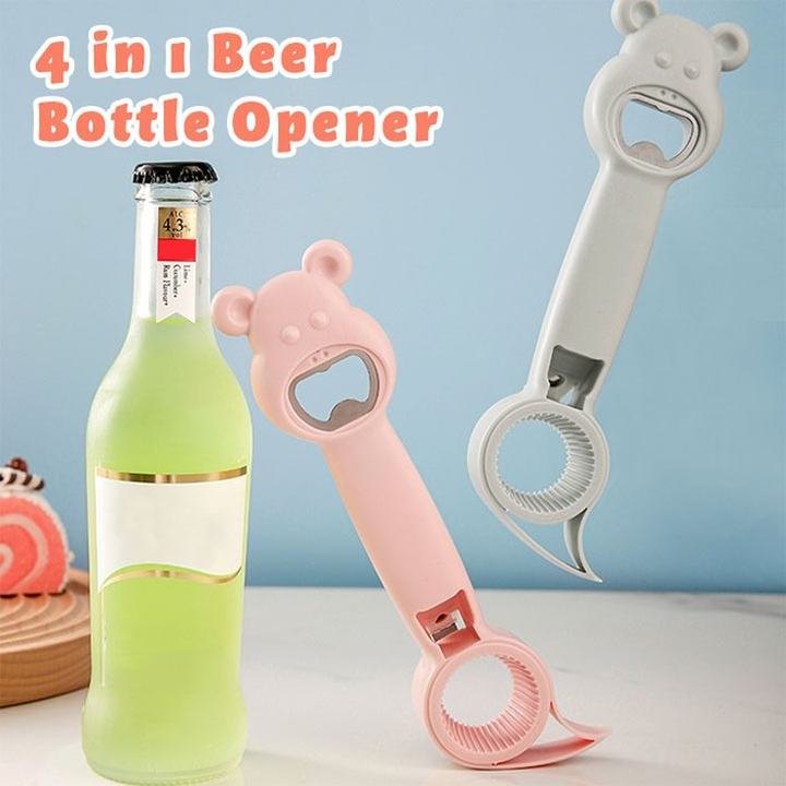 4-in-1 Bottle Opener in use