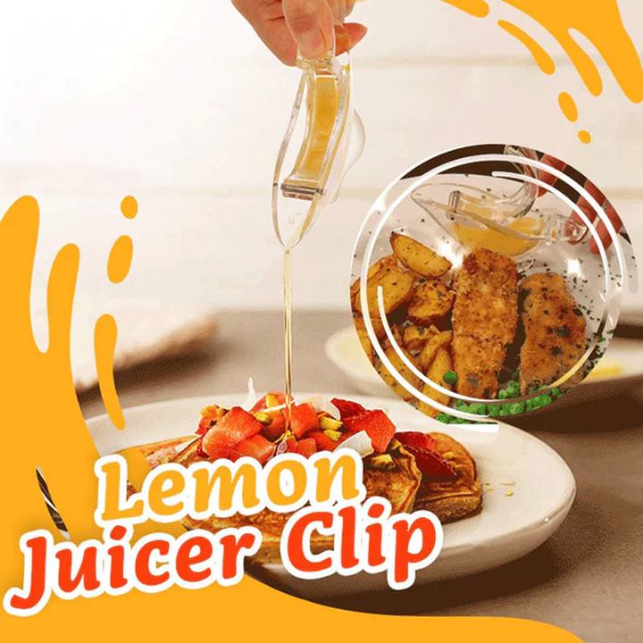 Clear Lemon Squeezer in use