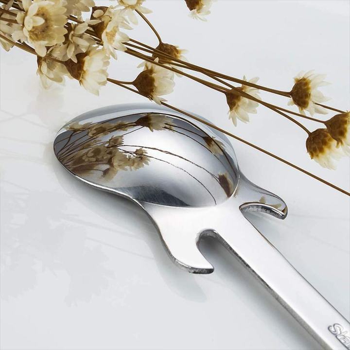 Guitar Coffee Spoons in use