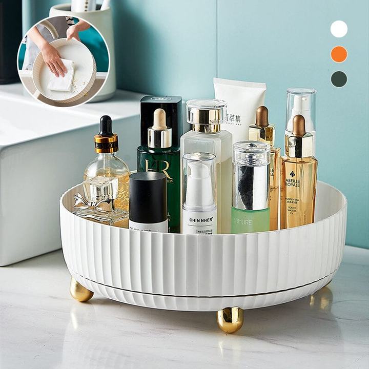 Rotating Storage Tray in use
