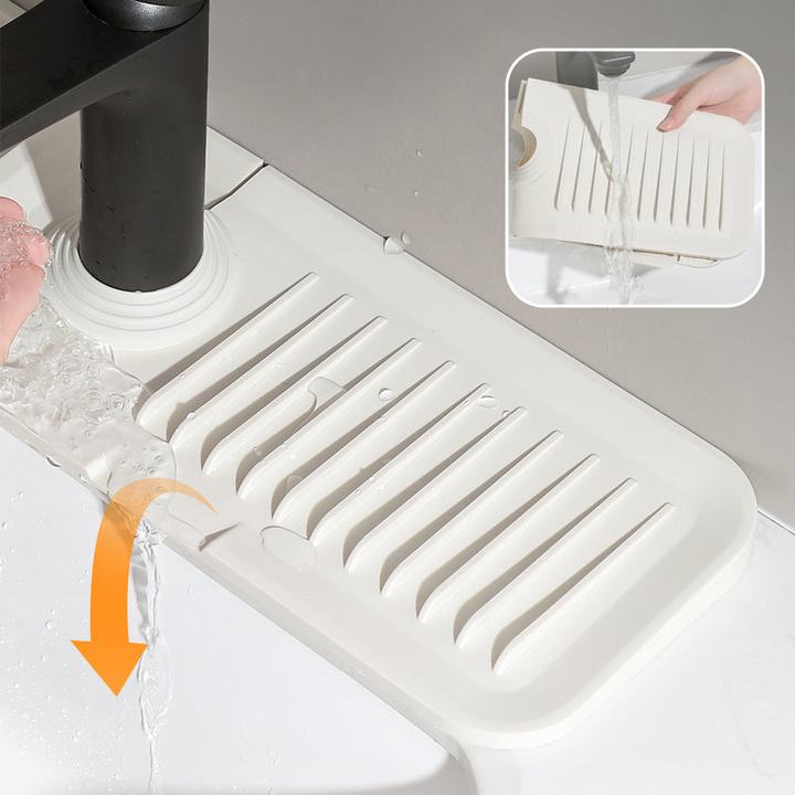 Silicone Draining Mat in use