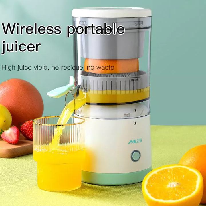Wireless Citrus Juicer in use
